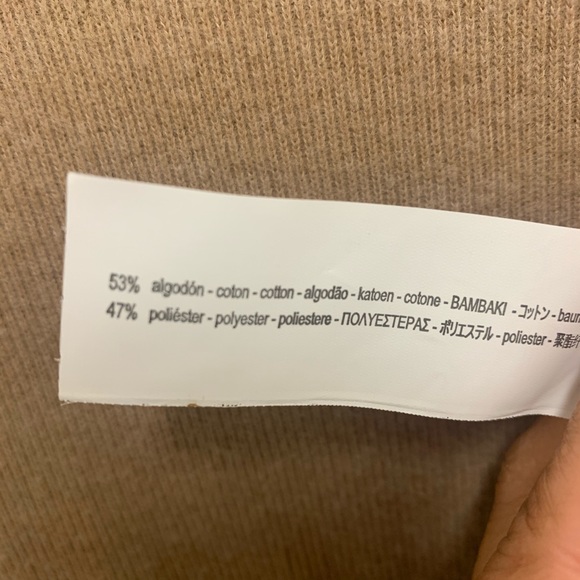 Zara Tan Mock Neck Sweater Dress - Picture 6 of 6